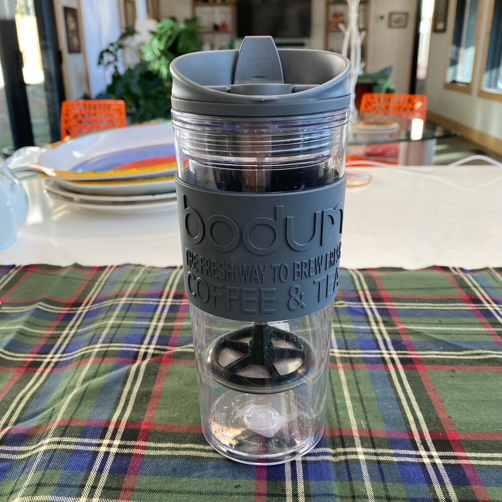 Bodum 16Oz. Insulated Combination Coffee/Tea Press Travel‎ Mug